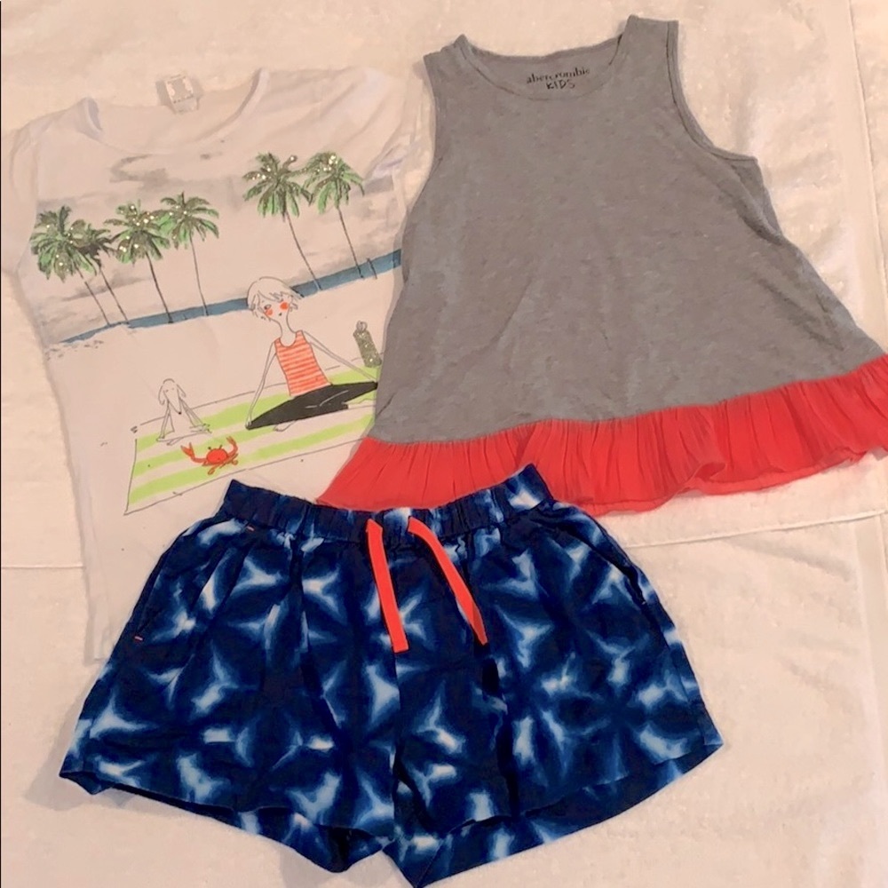 Girls Size 11-12 Crewcuts/Abercrombie Bundle